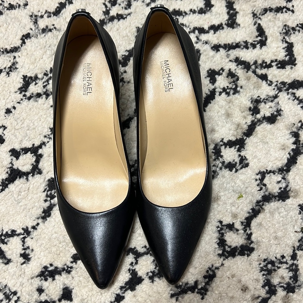 Black MK heels